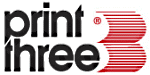 Print Three - Logo
