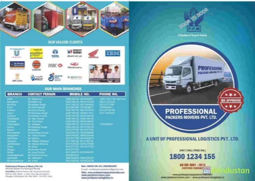 Professional Packers & Movers Pvt Ltd - Logo