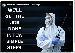 Professional pest control service - Logo