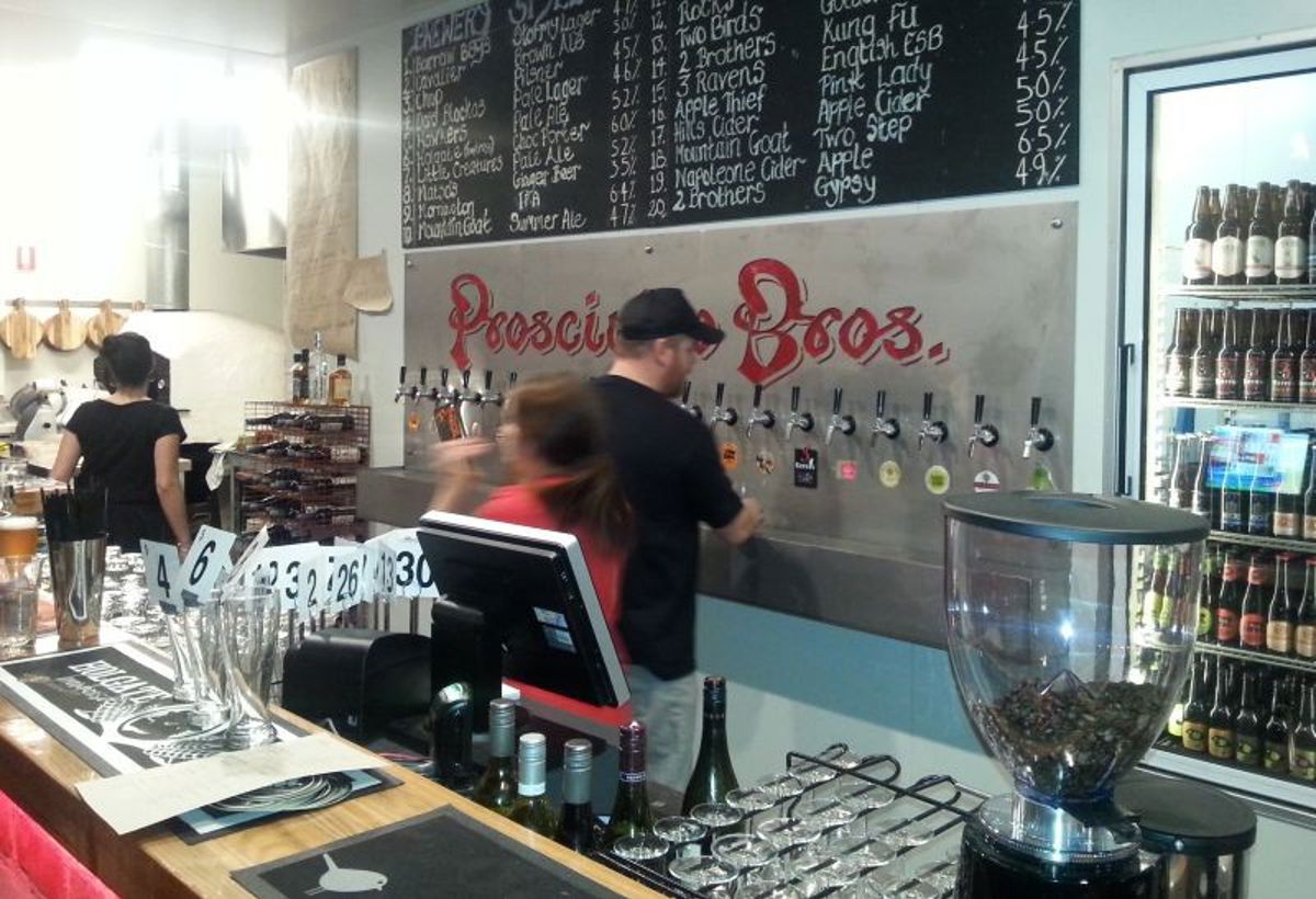 Prosciutto Bros. Craft Bar - Logo