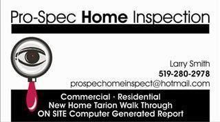 PRO SPEC HOME INSPECTION - Logo