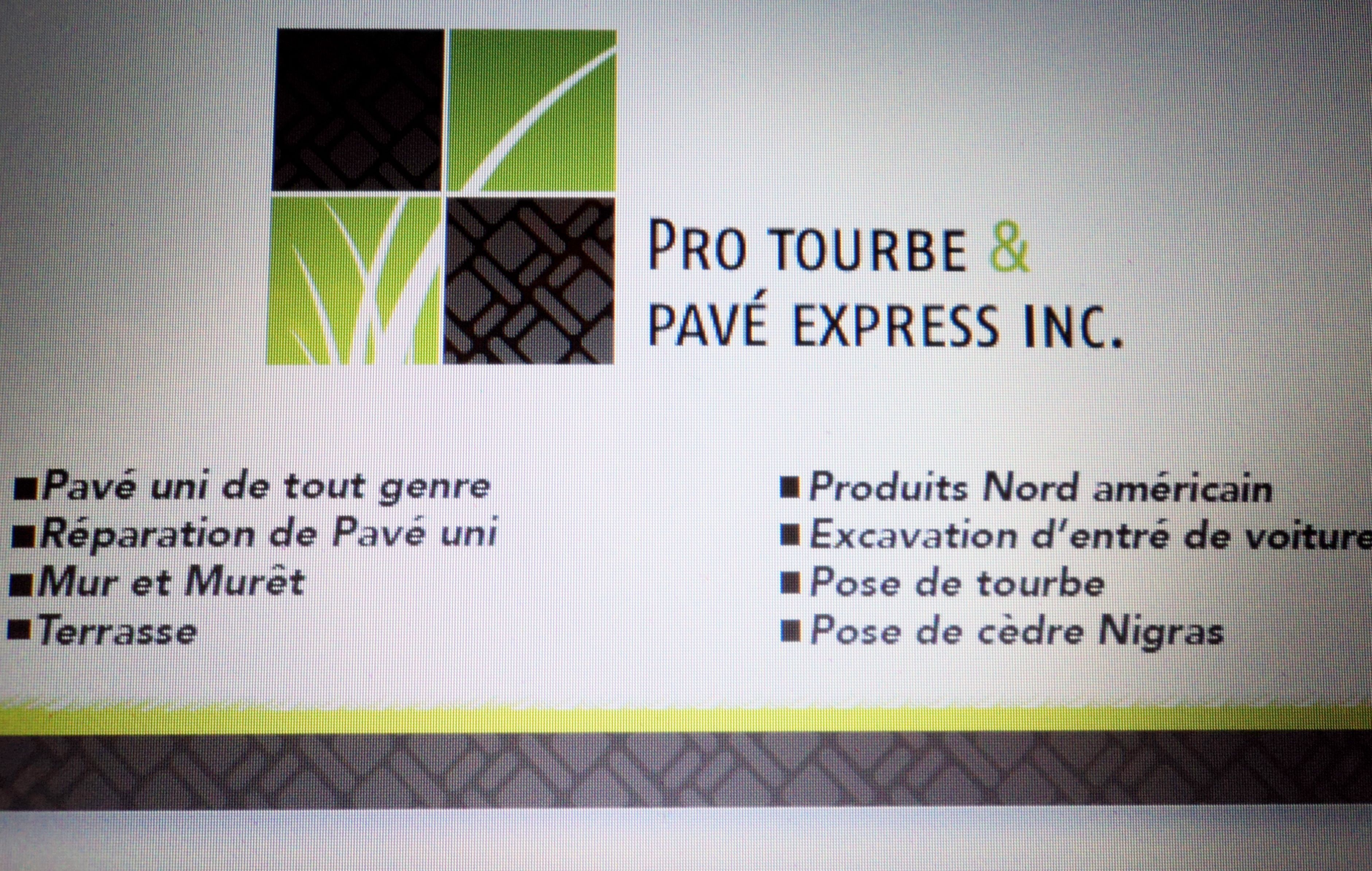 Pro Tourbe et Pavé Express Inc - Cover photo