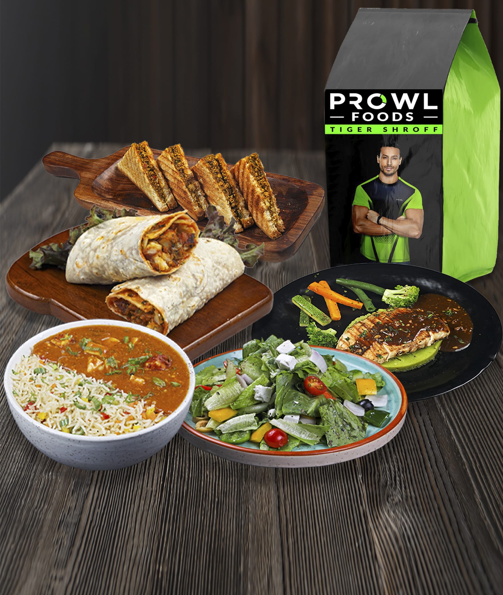 Prowl Foods By Tiger Shroff - Logo