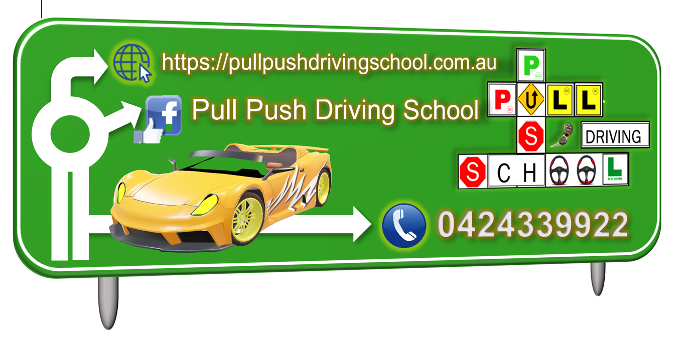 PullPush Driving School - Logo