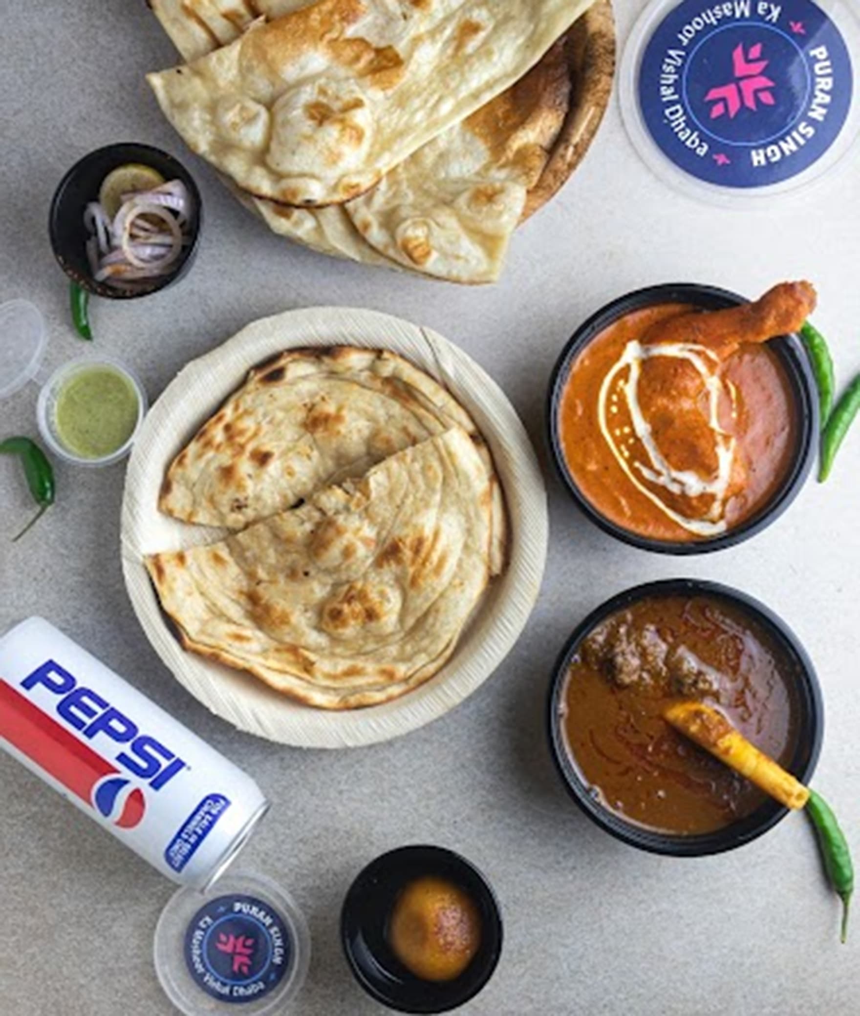 Puran Singh Ka Mashoor Vishal Dhaba - Logo