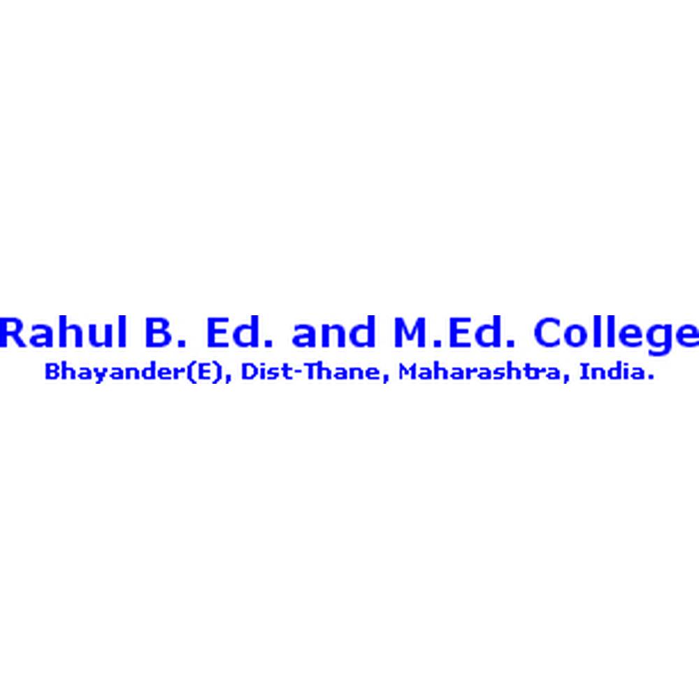 Rahul B. Ed. and M.Ed. College (RBMC) - Logo