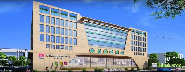 Rahul International School Boisar - Logo