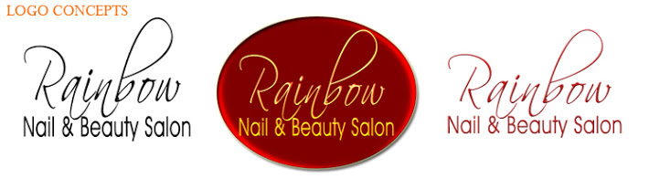 Rainbow Nails and Beauty - Logo