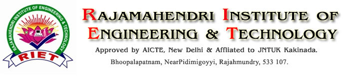 Rajamahendri Institute of Engineering & Technology (RIET) - Logo