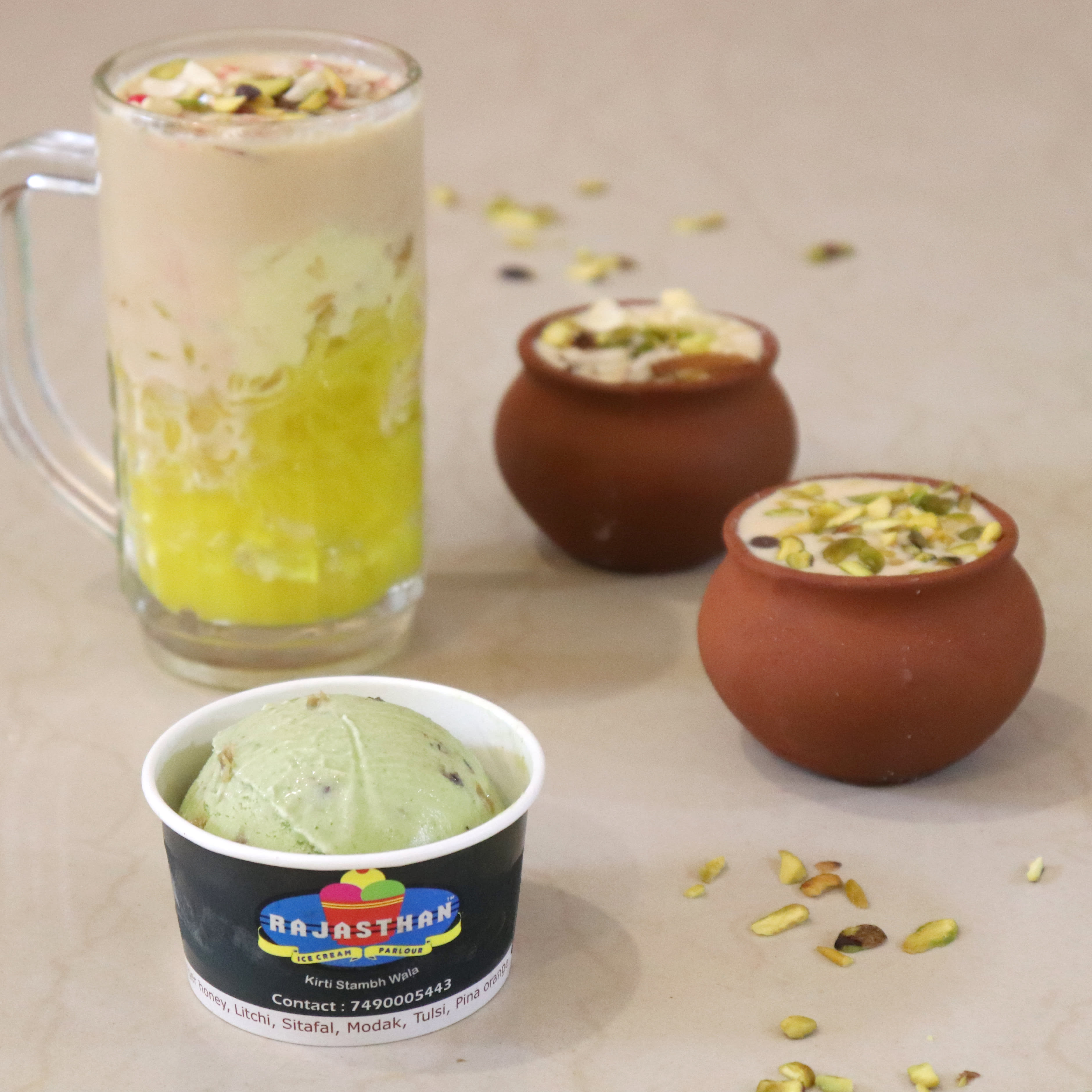 Rajasthan Ice Cream Parlour - Logo