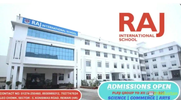 Raj International School - Logo