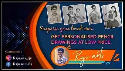 Raju Arts Sketch Artist - Cover photo