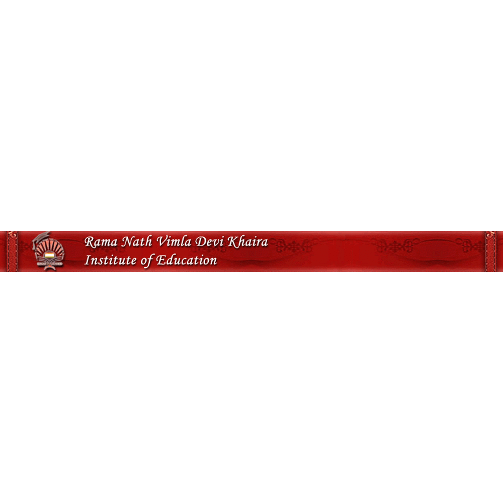 Ramnath Vimla Devi Khera Institute of Education (RVDKIE) - Logo