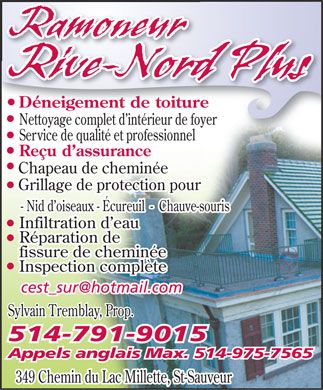 Ramoneur Rive-Nord Plus - Cover photo
