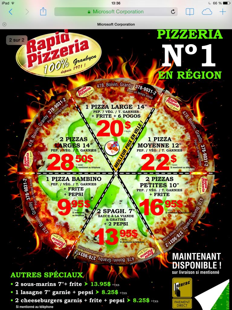 Rapid Pizzeria 1992 Inc - Cover photo