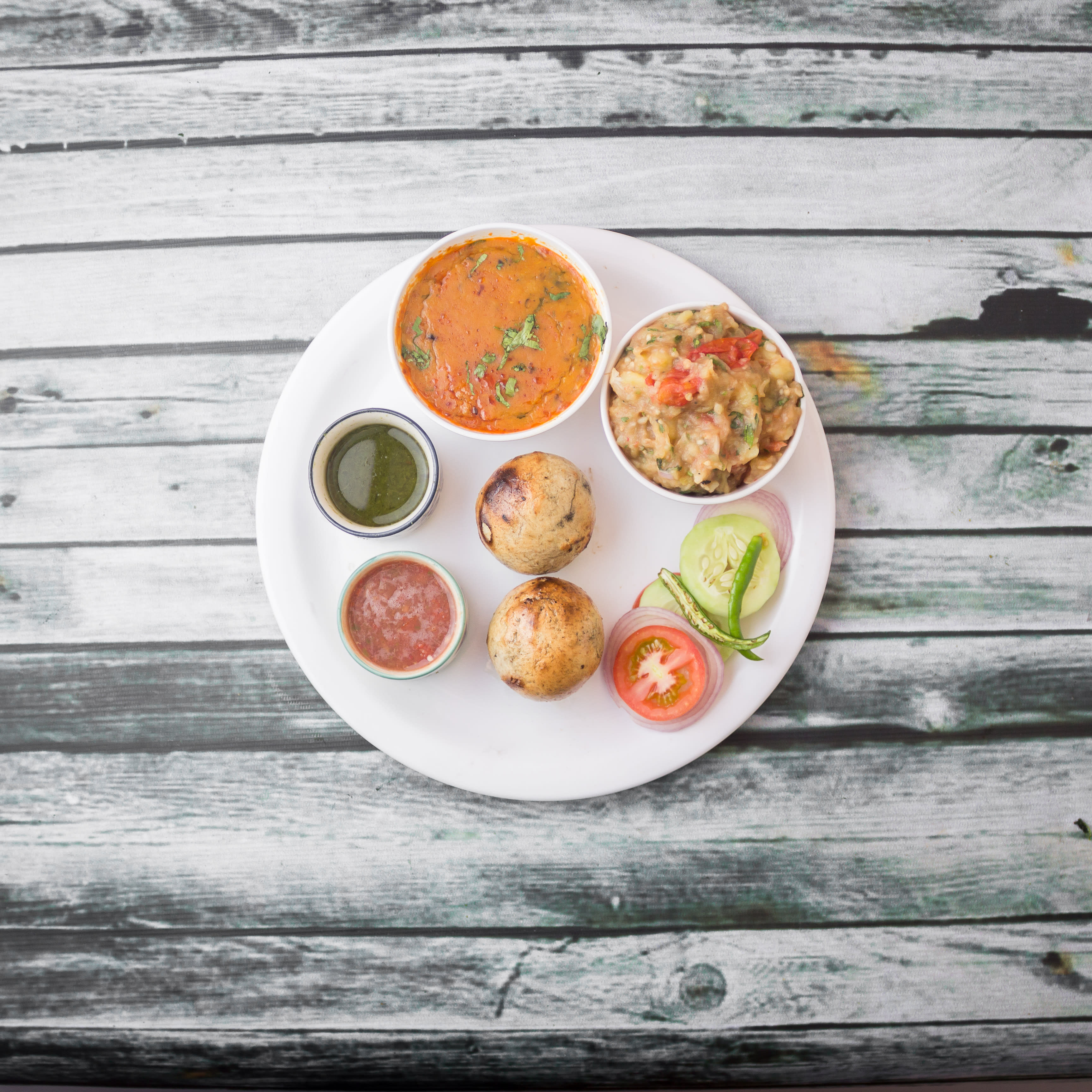 Ravi Bati Chokha & Paratha Corner - Logo