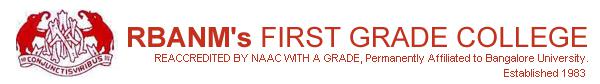 R.B.A.N.M S First Grade College (RBANMFGC) - Logo