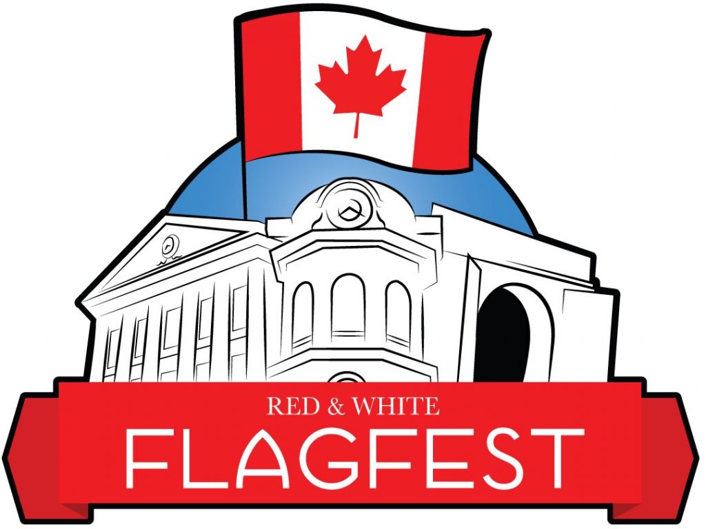 Red and White FlagFest - Logo