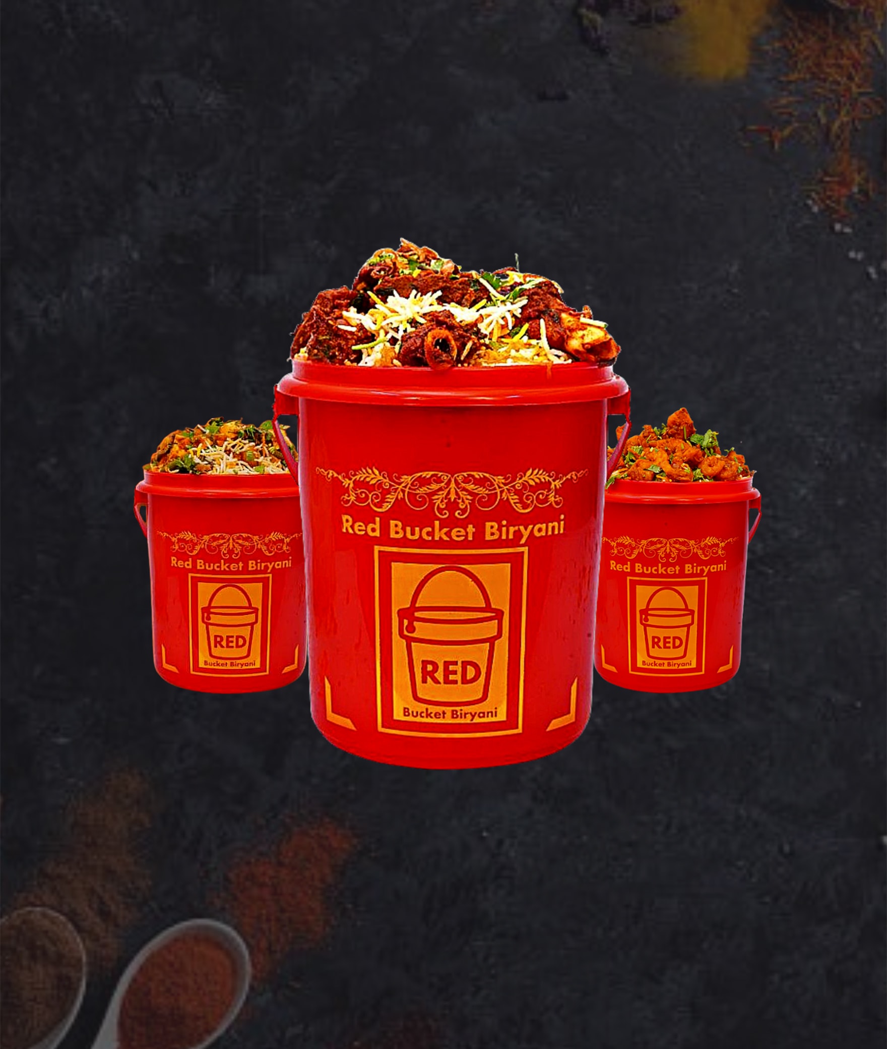Red Bucket Biryani - Logo