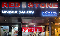 Red stone unisex salon - Logo