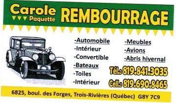Rembourrage CAROLE PAQUETTE - Logo