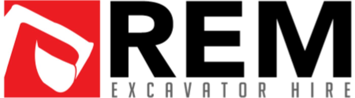 REM Excavator Hire - Logo