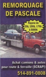 Remorquage &a; Recyclage De Pascal - Logo