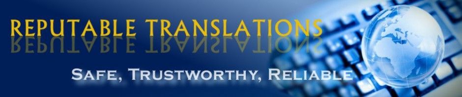 Reputable Translations - Logo