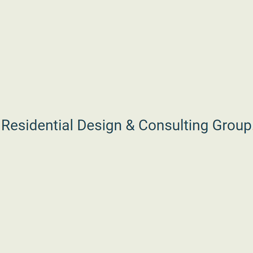 Residential Design &a; Consulting Group - Logo