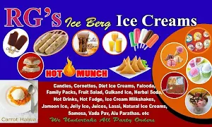 RGs ice berg ice cream parlour - Logo