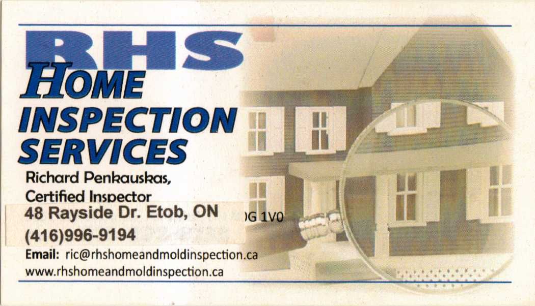 RHS Home &a; Mold Inspection - Logo