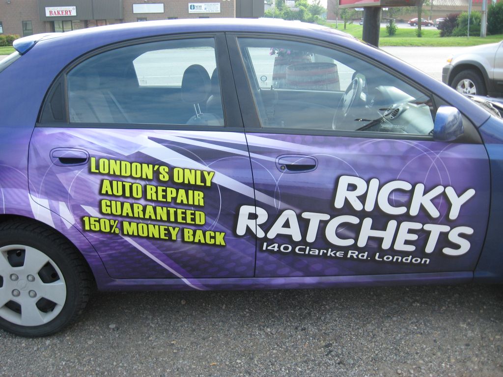 Ricky Ratchets Auto - Logo