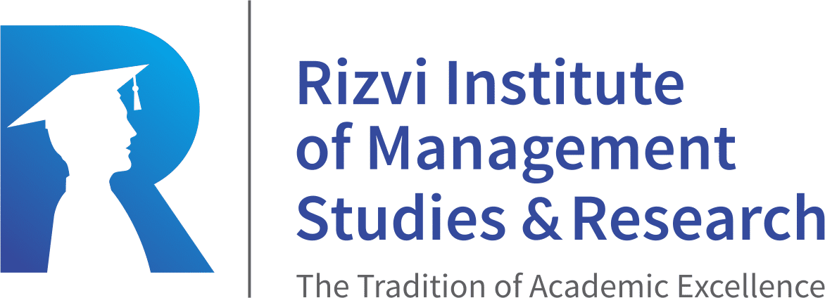 Rizvi Institute of Management Studies and Research (RIMSR) - Logo