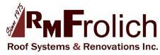 RM Frolich Roof Systems and Renovations Inc. - Logo