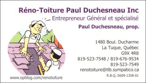 Réno-Toiture Paul Duchesneau inc. - Logo