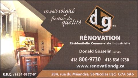 Rénovation DG Inc - Logo