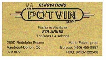 Rénovation M Potvin - Logo