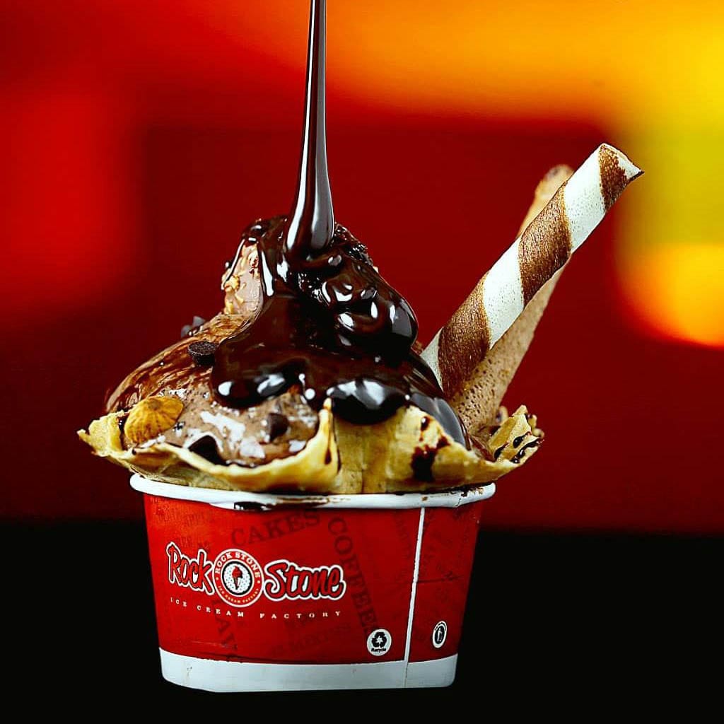 Rockstone Icecream Factory Saibaba Colony - Logo