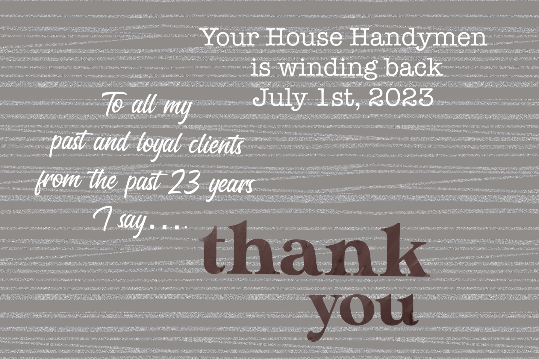 Rolands Home Maintenance (Formally Your House Handymen) - Logo