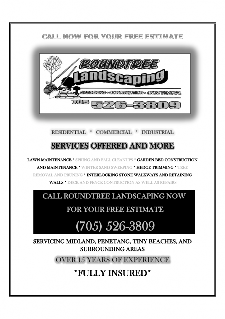 Roundtree Landscaping Gardening &a; Snow Removal - Cover photo