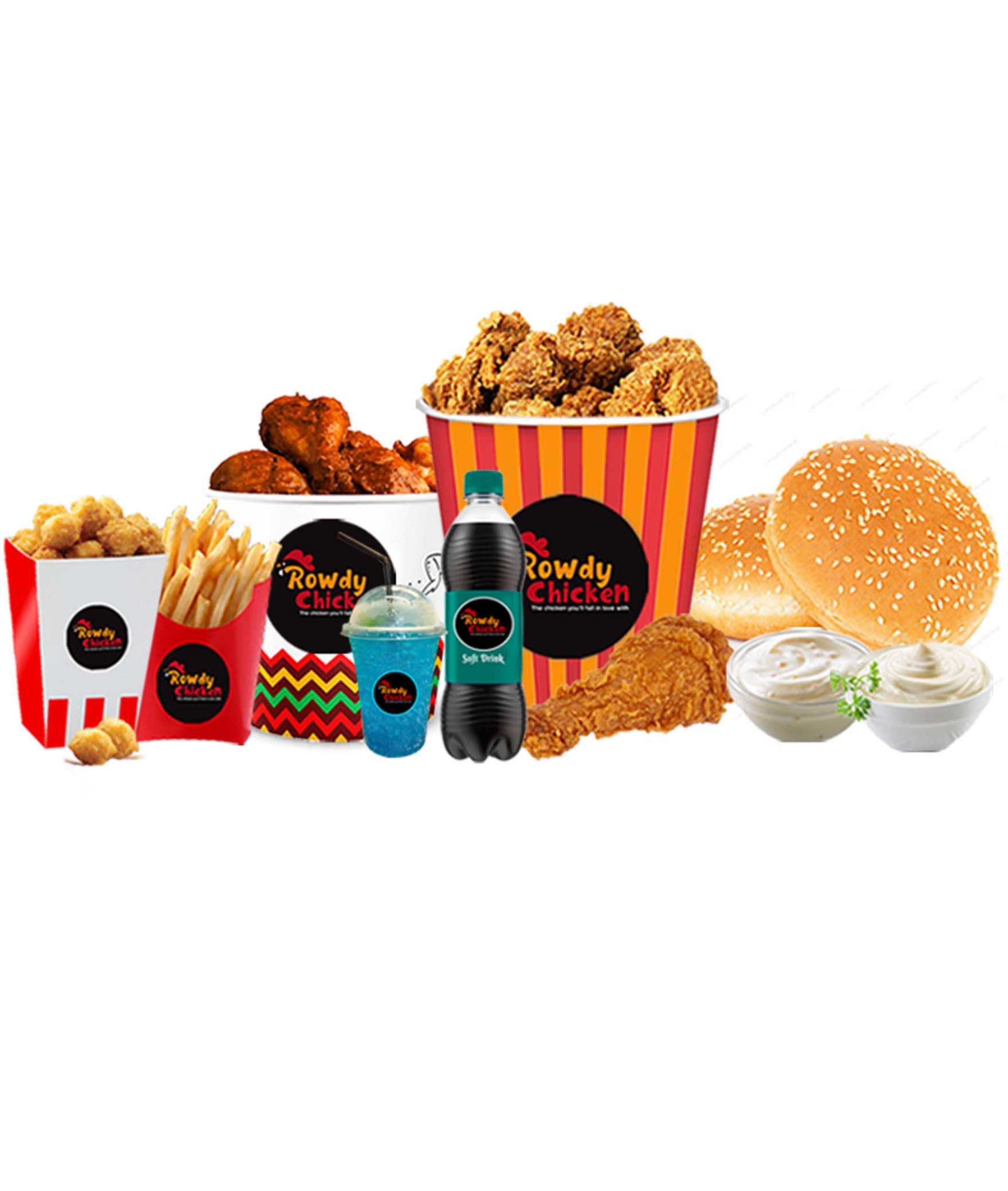 ROWDY CHICKEN - Logo