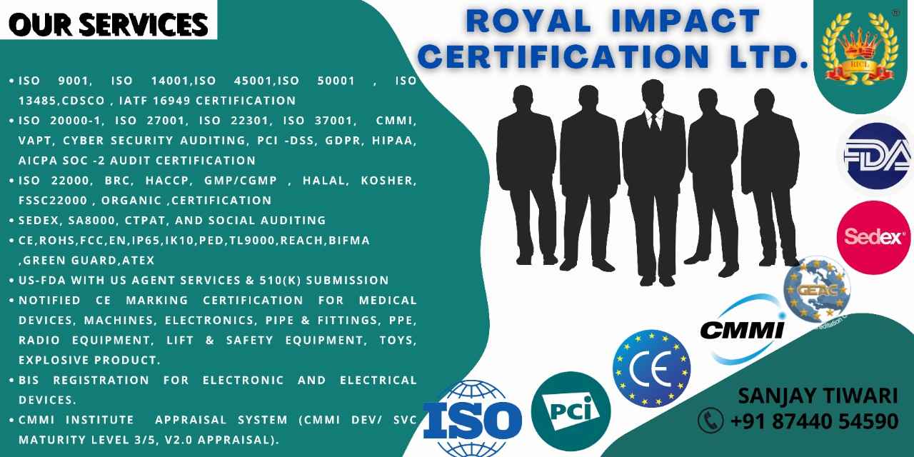 Royal Impact Certification Limited - Cover photo