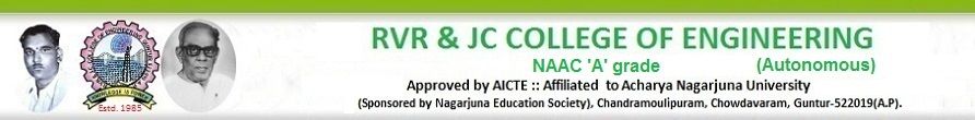 RVR and JC College of Engineering - Logo