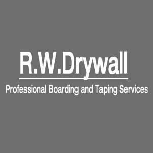 R.W.Drywall Professional Boarding and Taping Services - Logo