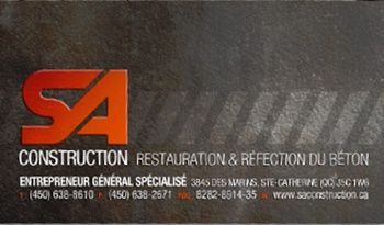 S.A. Construction Inc - Logo