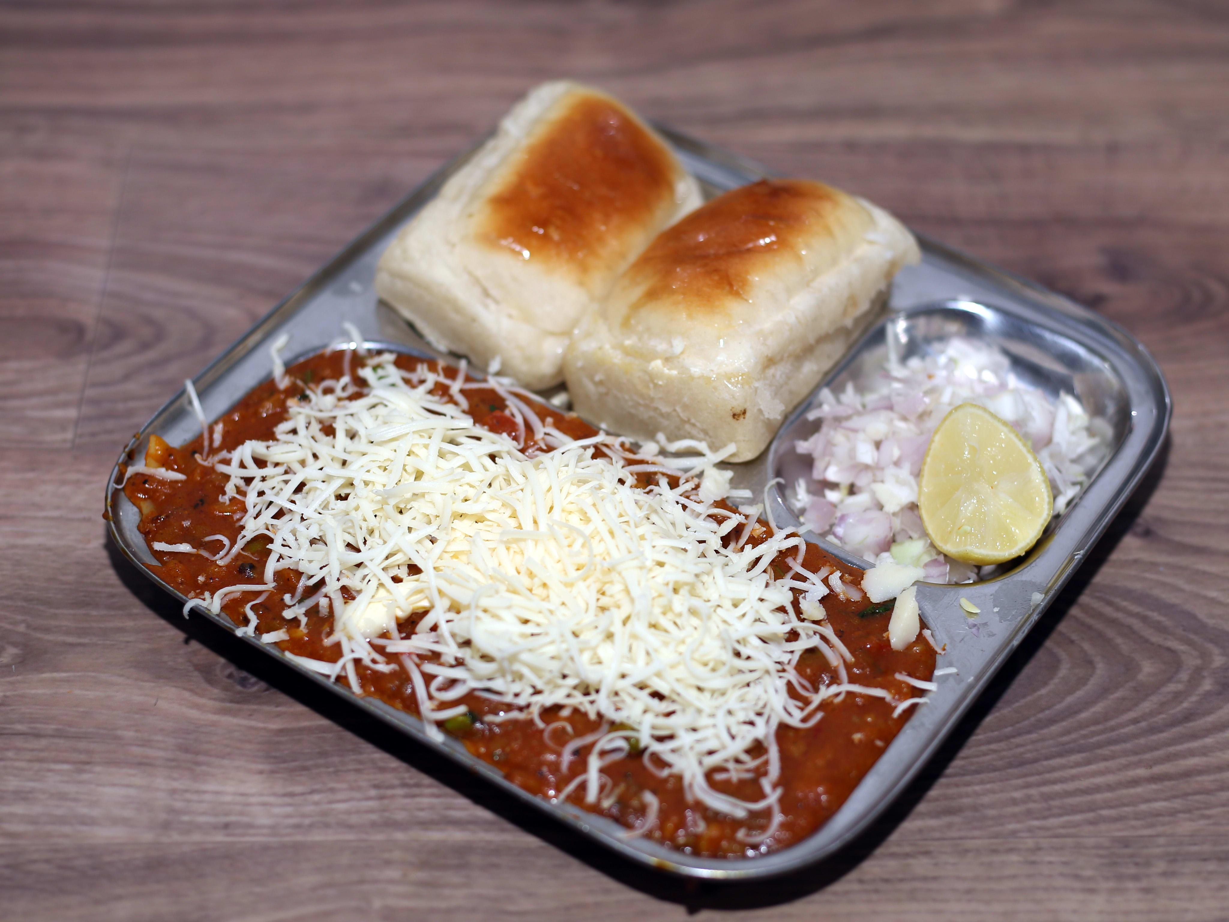 Sandesh pav bhaji - Logo