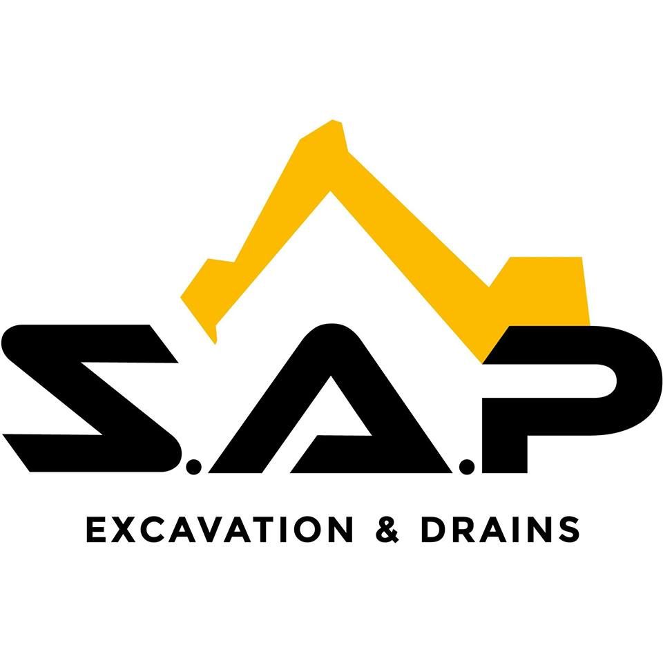 S.A.P. Excavation &a; Drains - Logo