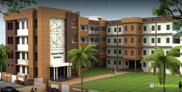 Saraswati School, Balwantpura - Logo
