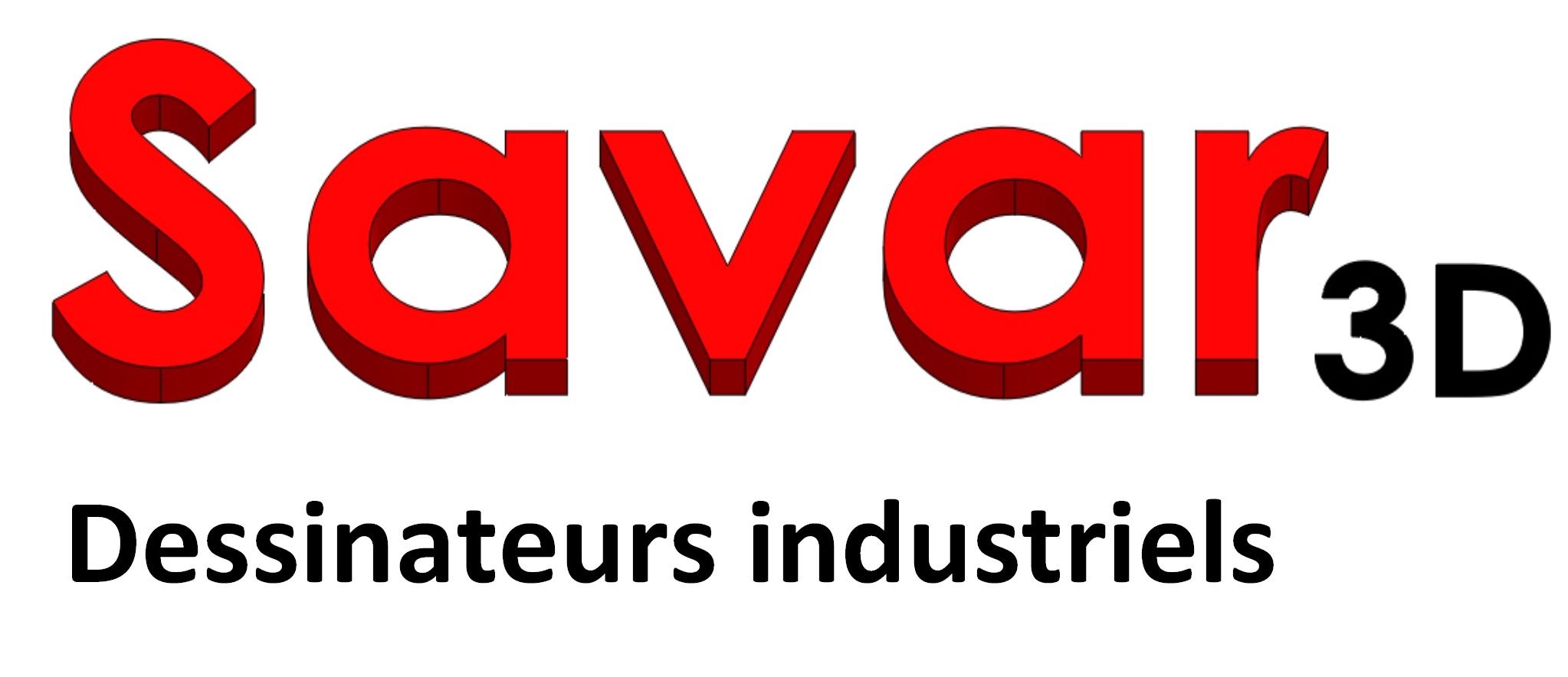 Savar 3D Dessinateur Industriel - Logo