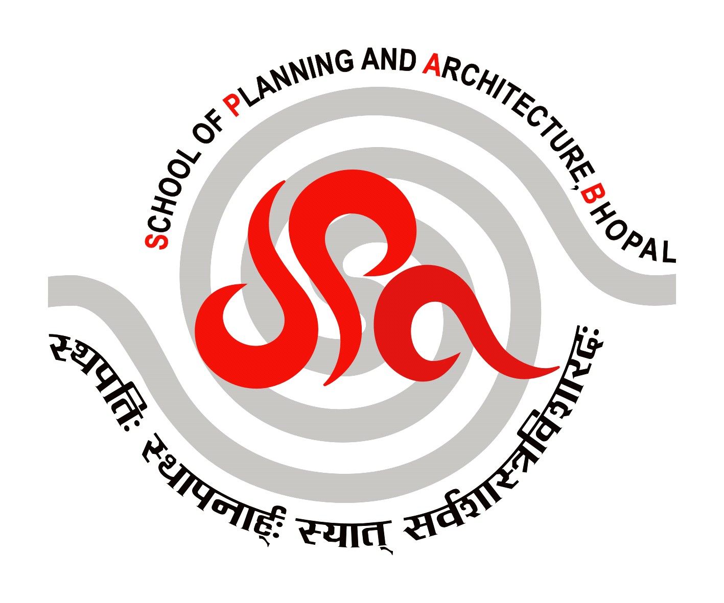 School of Planning and Architecture (SPA), Bhopal - Logo